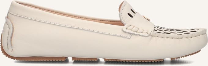 Fred De La Bretoniere - Billy Perf Mocassin Nappa Wit - Maat 39