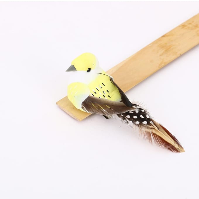Simulatie Veervogels Voor Kerst beige