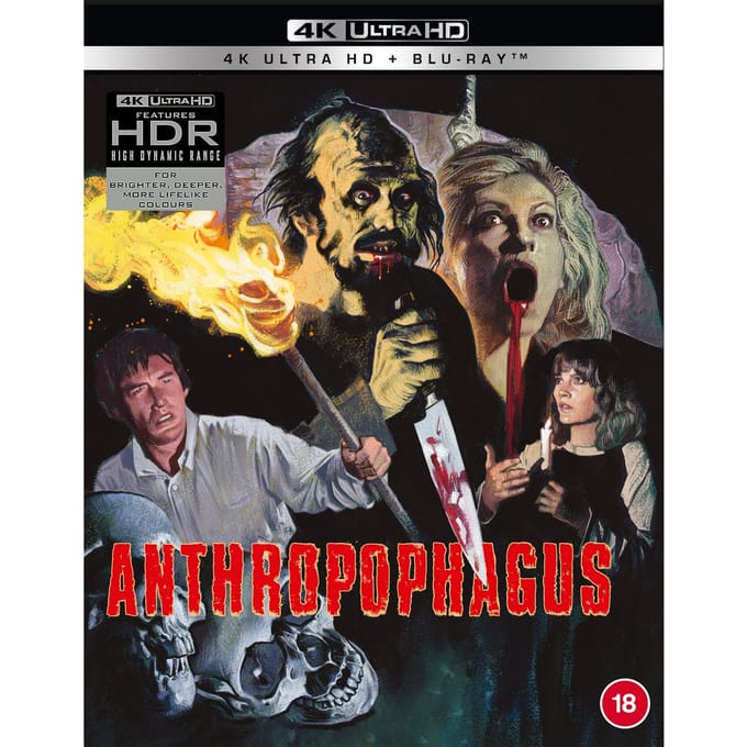 Anthropophagous - 4K UHD + blu-ray - Import
