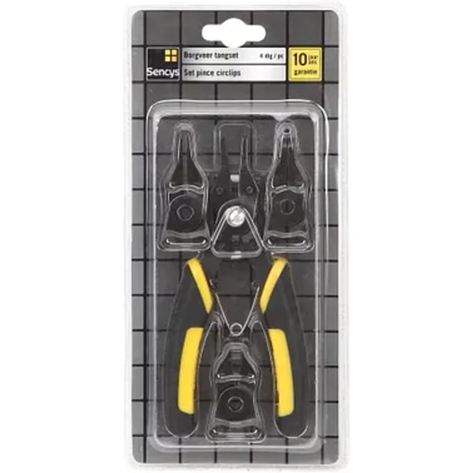Sencys Borgveer Tangenset – 4 Stuks