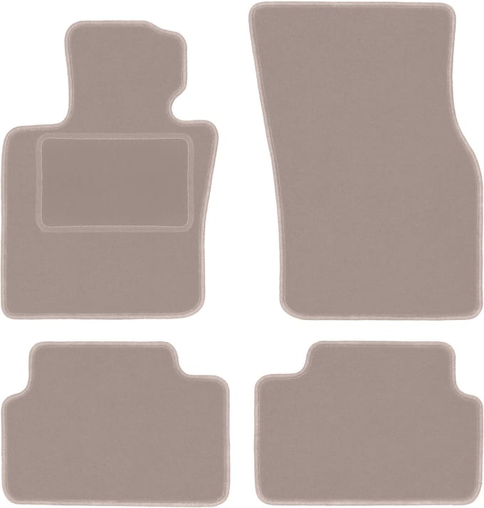 Beige velours matten voor: Mini Cooper F55 5-deurs (2014-)