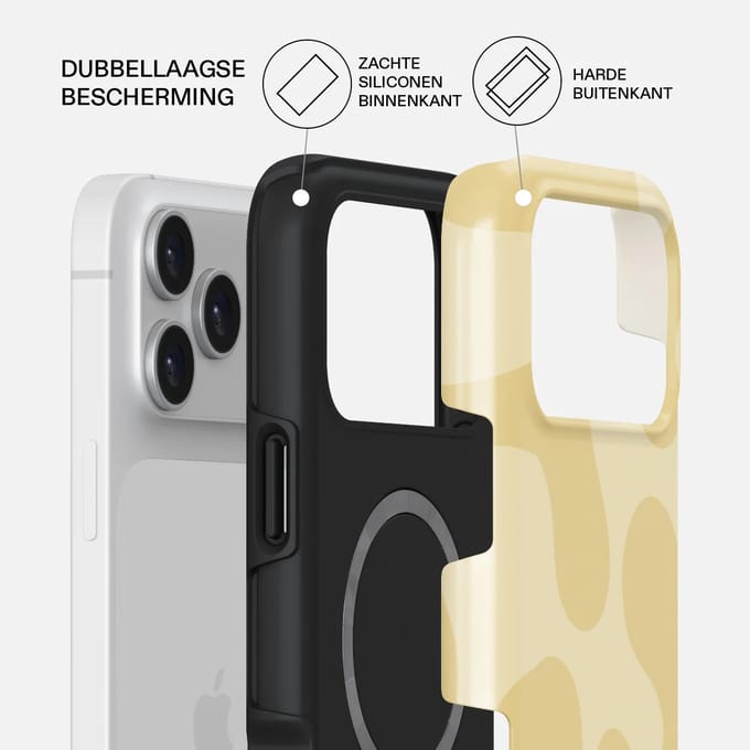 Burga Tough Backcover geschikt voor MagSafe geschikt voor iPhone 17 Pro Max - Glow