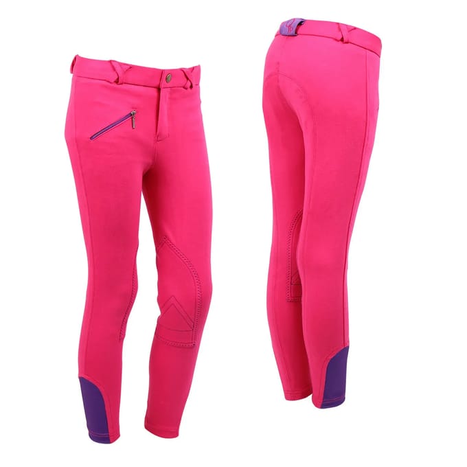 QHP - Rijbroek Junior - Fuchsia - Maat 164