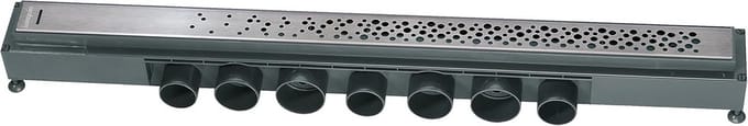 Italiaanse Douchegoot RVS Afvoerborrelbreedte 800 mm met Sodar Rooster