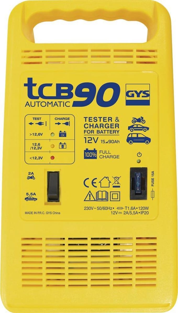 GYS TCB 90 023260 Oplader 12 V 8 A