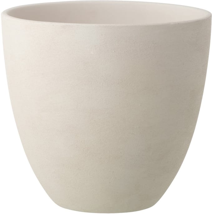 J-Line bloempot Rond - keramiek - wit - large