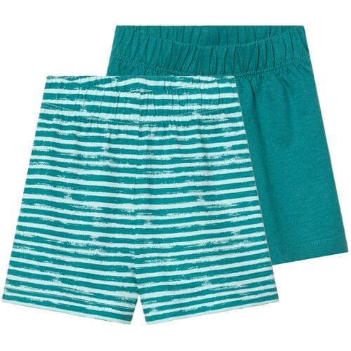 LUPILU 2 baby shorts (Petrol/wit, 62-68)