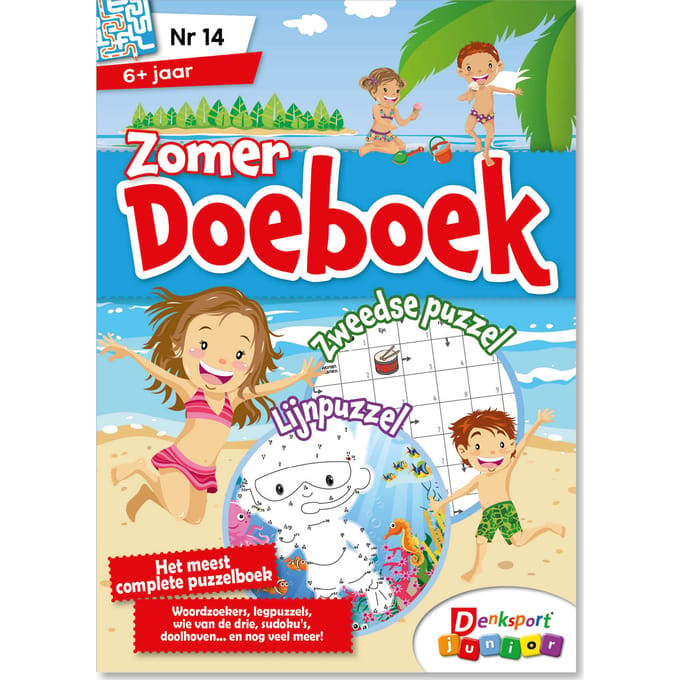 Denksport Junior Puzzelboek - Zomer-Winter Doeboek, editie 14