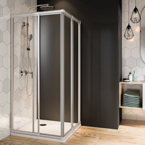 Breuer Fara 4 corner entry with sliding doors, 70-80 x 70-80 cm 1277.001.101.031