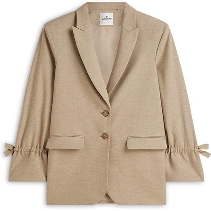 Summum Blazer Twill Melange Blazers Beige 1s1330-12481