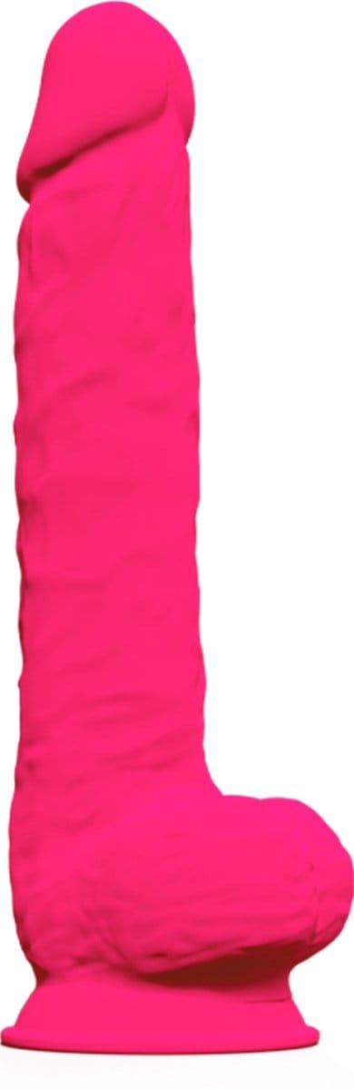 SILEXD - Realistische XXL Dildo - 38 x 7 cm - Roze