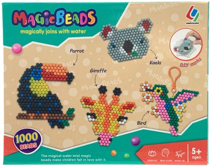Lobbes magische waterkralen dieren set creatief speelgoed knutselen.