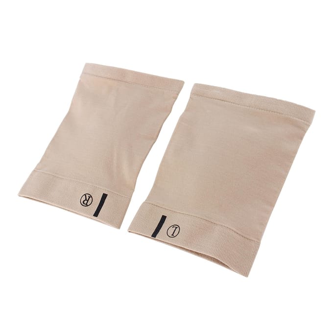 Siliconen Voetsteun Sleeve Elastische Gel Hielkussen Inlegzool beige