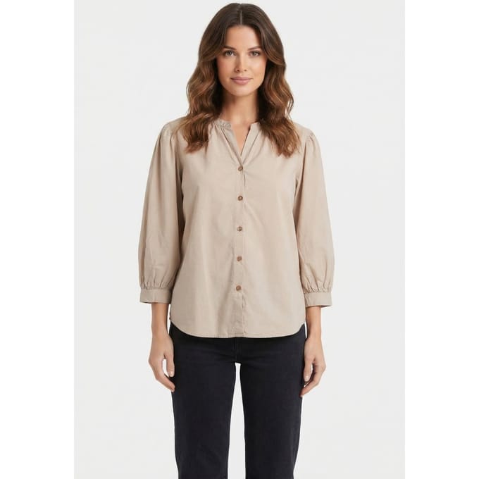 Knitted Koby Blouse Sand Taglia: S | Magliette intime Outlet | Donna | Marrone