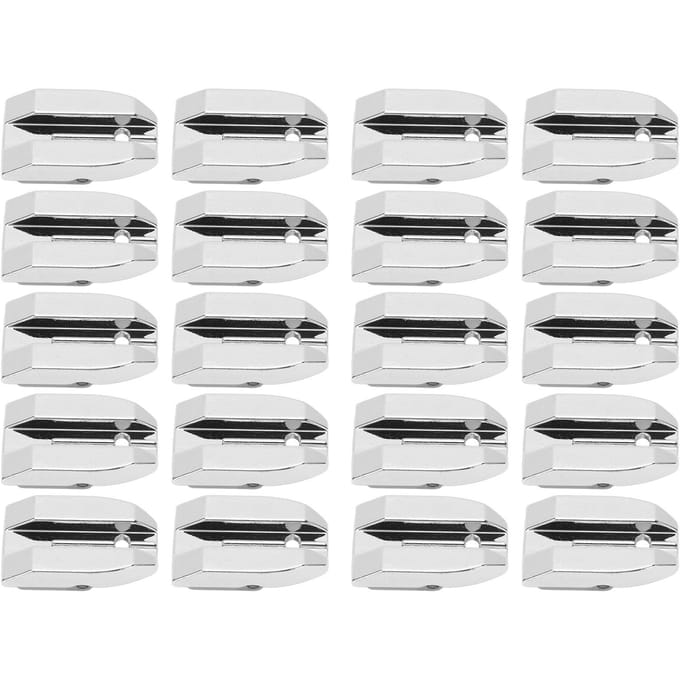 20 Stuks Onzichtbare Ritsvoet Roestvrij Staal Eenvoudige Huishoudelijke Naaimachine Persvoet white