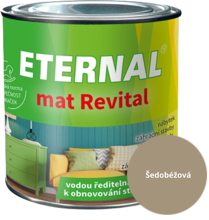 Eternal MAT Revital 0,35 kg, Grijsbeige (RAL1019)
