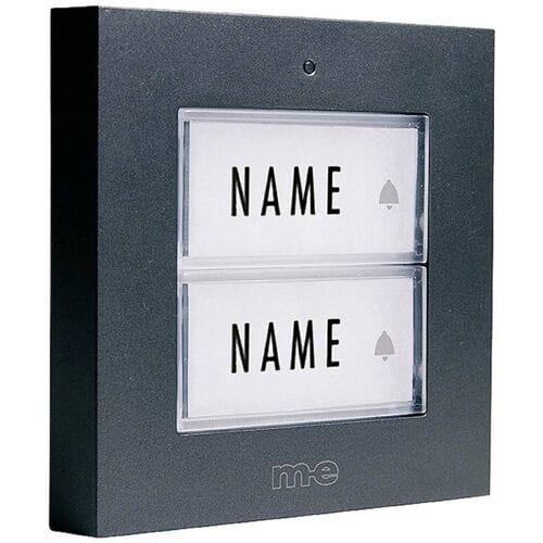 m-e modern-electronics 41273 Zender voor Draadloze deurbel Met naambord