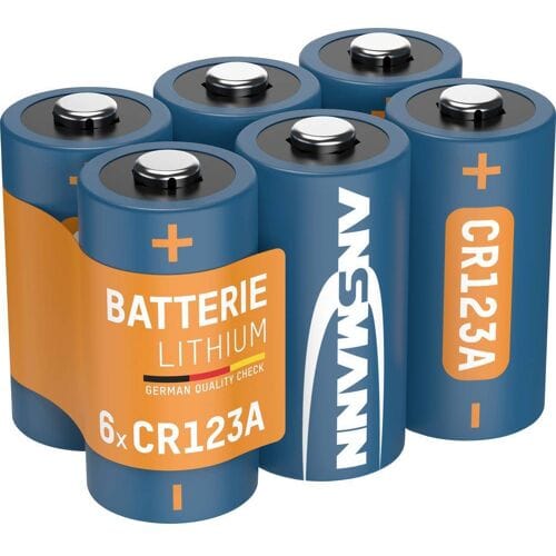 Ansmann CR123 CR123A Fotobatterij Lithium 1375 mAh 3 V 6 stuk(s)