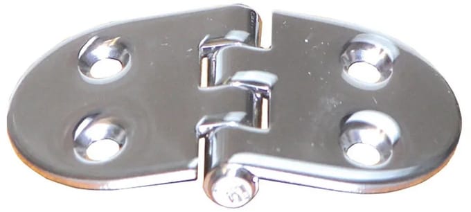 Roca Ab. Roestvrij Staal Omgekeerd Scharnier 74x39 Mm Goud