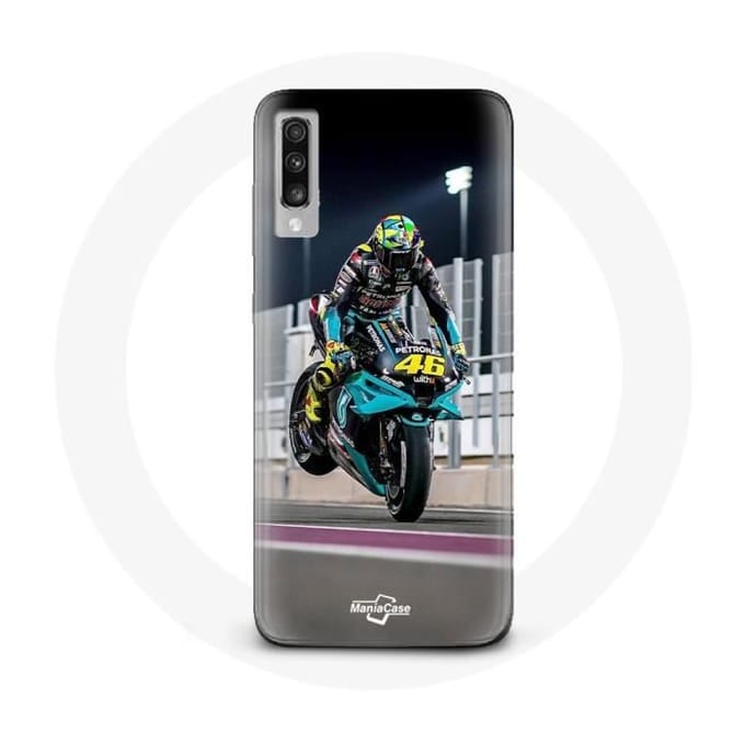 Coque pour Samsung Galaxy A50 Valentino Rossi Pilote de vitesse motoGP