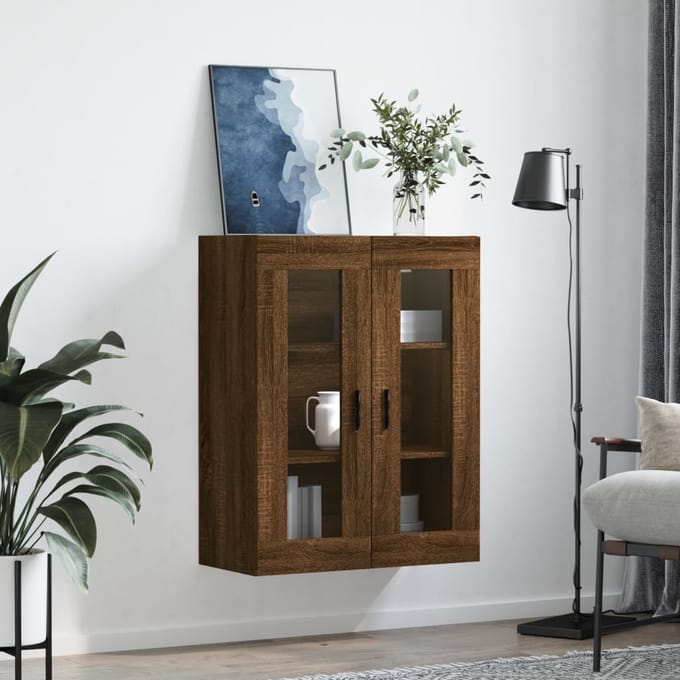 vidaXL - Bovenkast - 69,5x34x90 - cm - bruin - eikenkleur