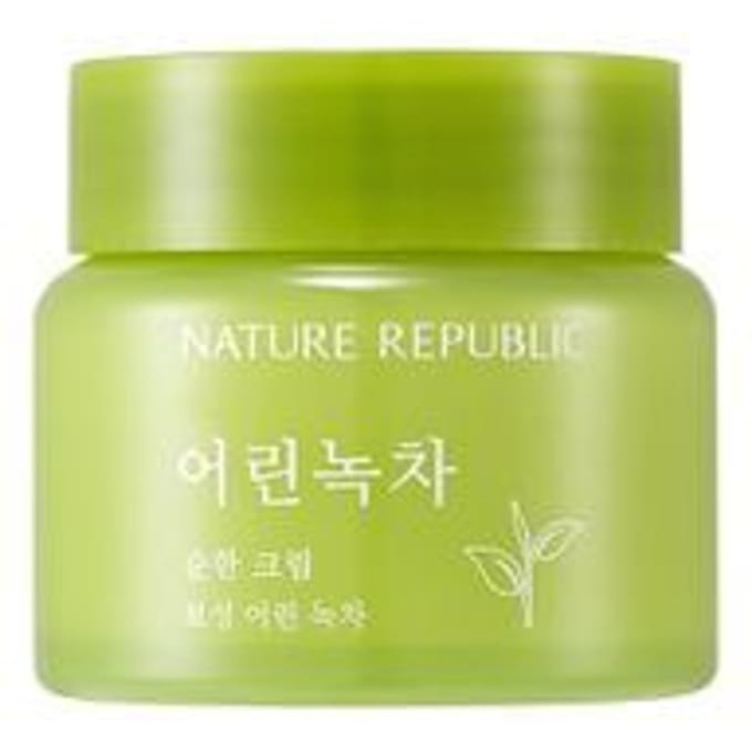 Nature Republic Mild Groene Thee Crème 55ml green