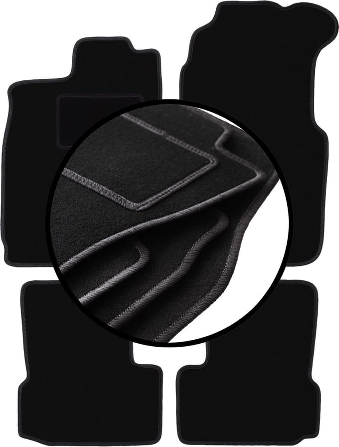 Complete set veloursmatten voor: Saab 900 II cabrio (1994-1995)