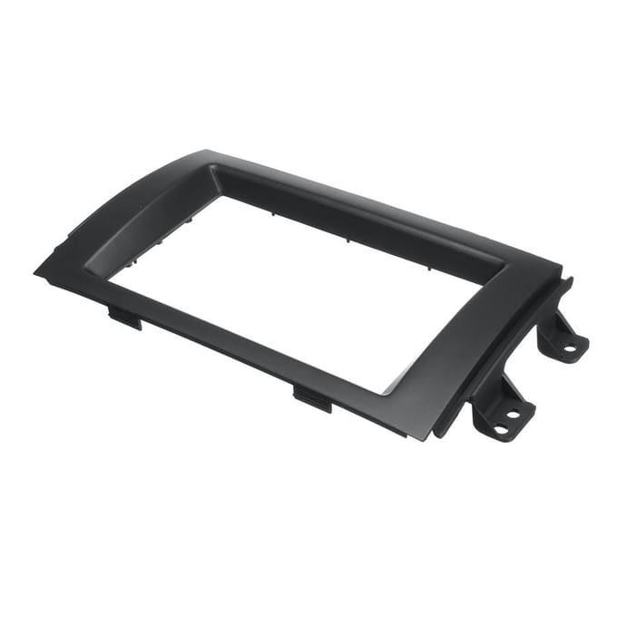 Panneau de façade stéréo en plastique 2Din, plaque frontale, cadre, garniture de tableau de bord pour SX4 07-13 gray