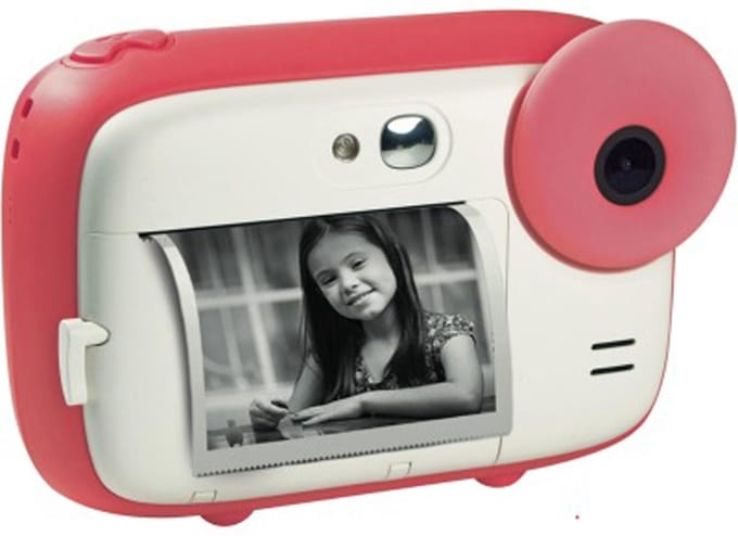 Agfa Photo Realikids Instant Cam - Kids Instant Print Camera - Pink