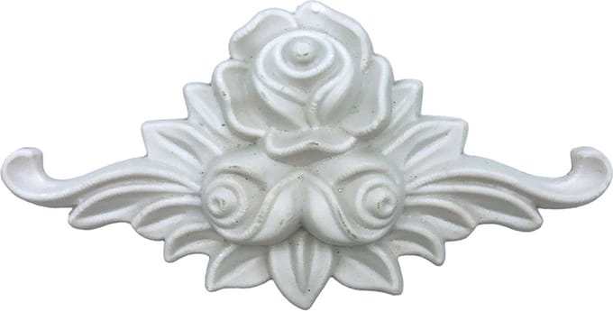 Lavandoux - Decoratieve Meubel Applicaties - Rosette - Rubber - 4 stuks