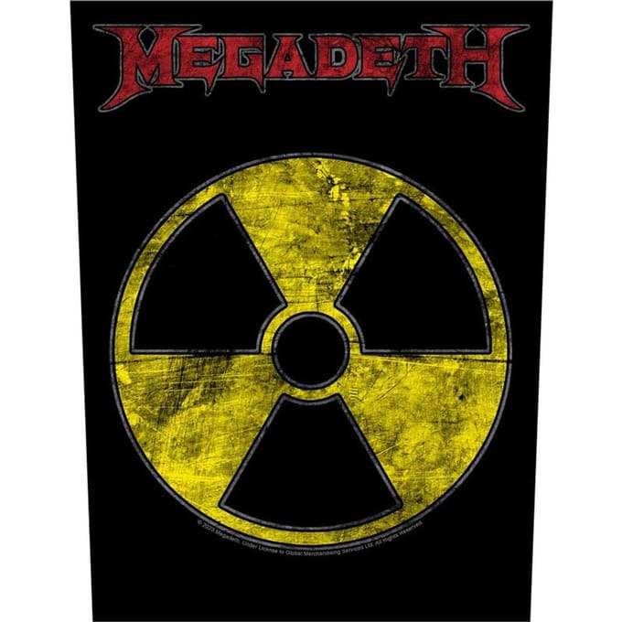 Megadeth - Radioactive - Backpatch officiële merchandise