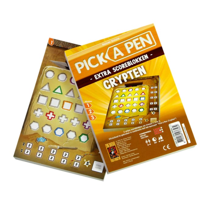 999 Games Pick a Pen Crypten Scoreblokken
