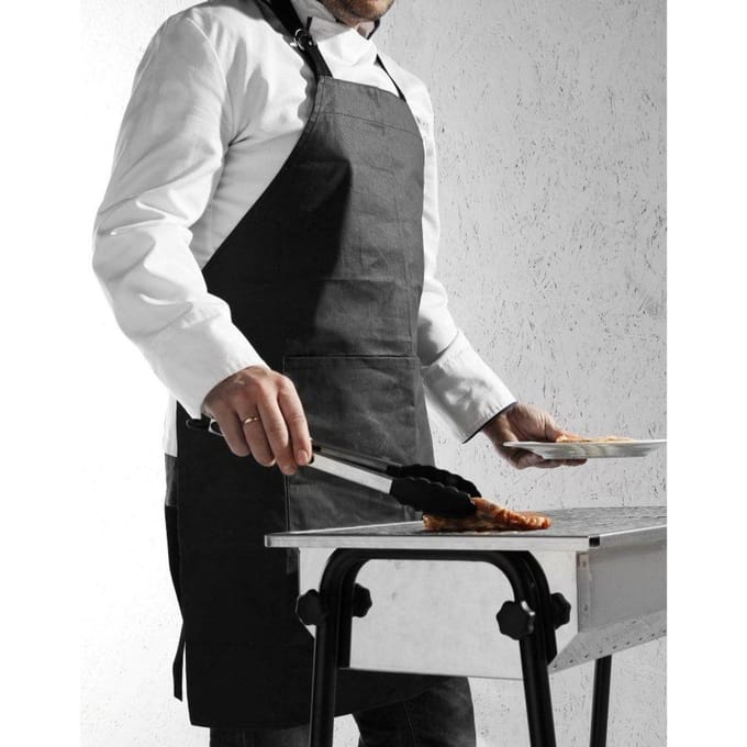 HENDI Barbecueschort – Vlamvertragend – Canvas – 810x660 mm