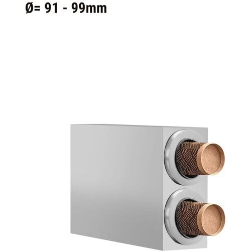 GGM Gastro Becherspender - mit 2 Spendern Zilver