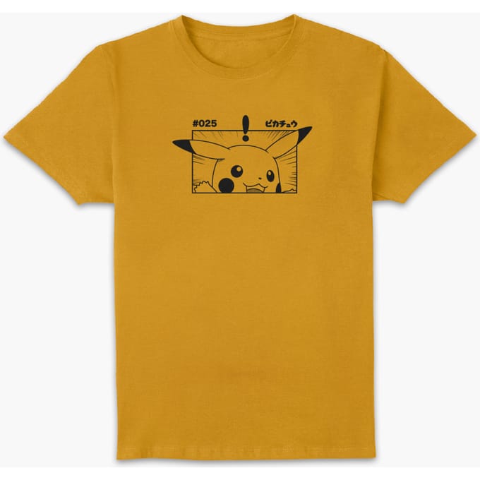 Pokémon Pikachu Unisex T-Shirt - Mustard - L