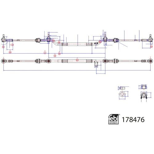 Spoorstang FEBI BILSTEIN 178476