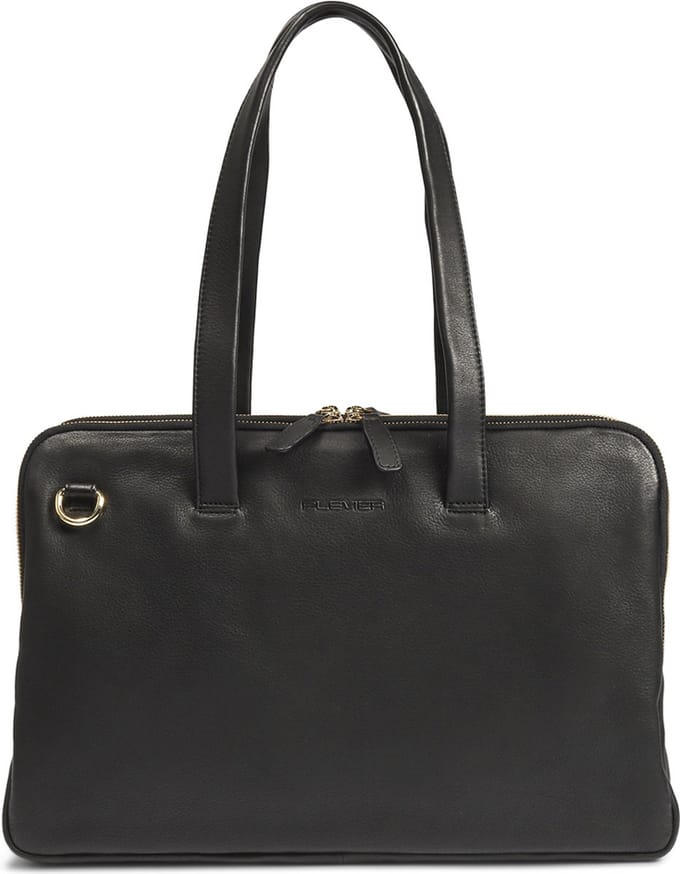 Plevier Hearst damestas 16 inch zwart.