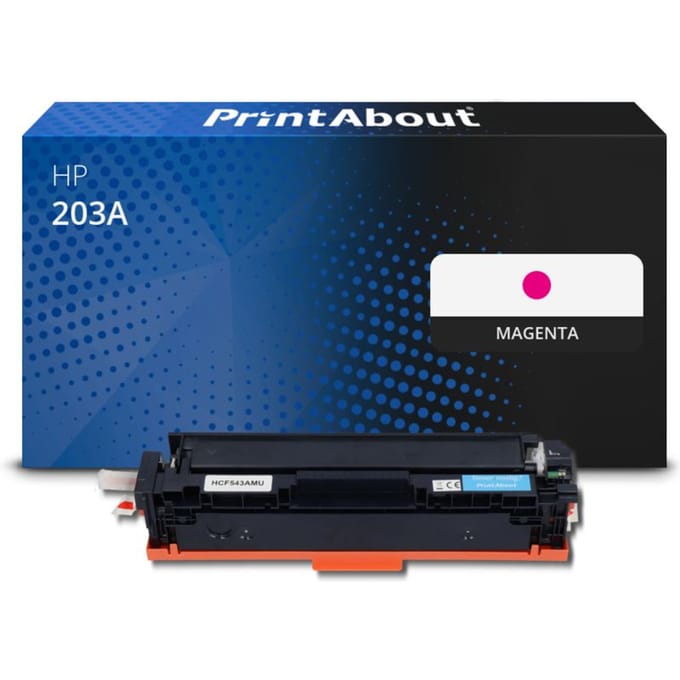 PrintAbout huismerk Toner 203A (CF543A) Magenta Geschikt voor HP