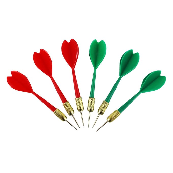 MASTER Messing Vergulde Darts 6 stuks