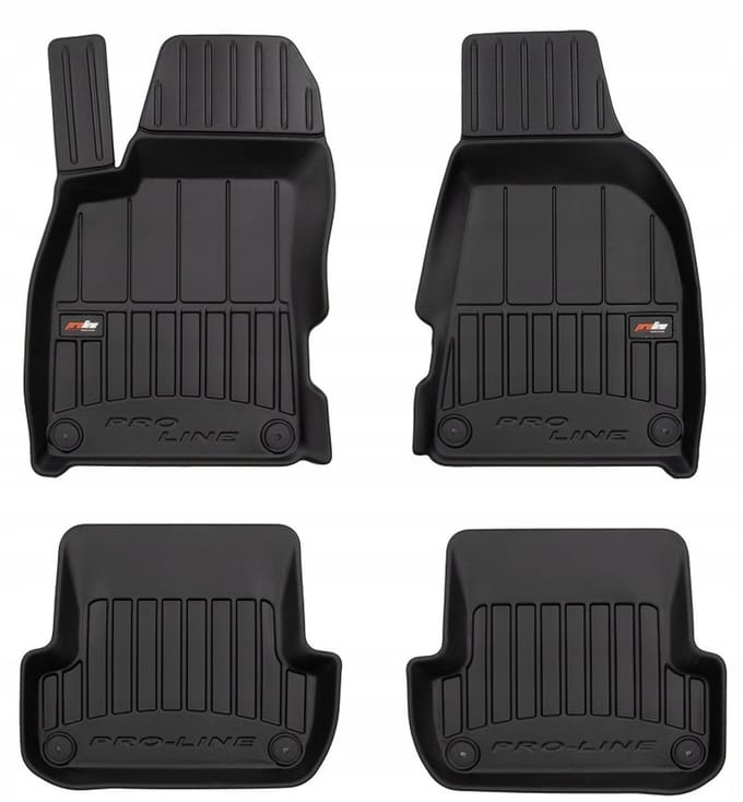 Frogum No.77 - Automatmatten - Geschikt voor Audi RS4 (B7) 2006-2008 - 3D Pasvorm - Hoge Rand 6cm - TPE Rubber