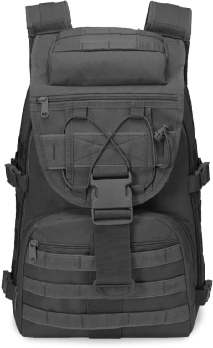Offlander Survival Hiker - Rugzak - 25L - Zwart - Waterdicht