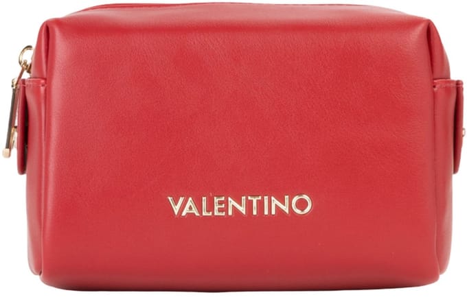 VALENTINO toilettas Clio Re Soft Cosmetic Case Rubino rood