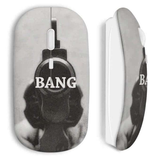 Souris Sans Fil Bang Pistolet Vintage