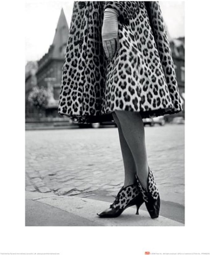 Kunstdruk Time Life - Dior Leopard Print 30x40cm