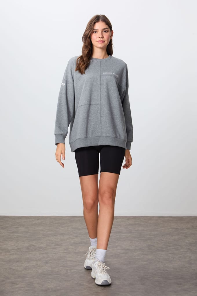 Oversized Crewneck Sweater