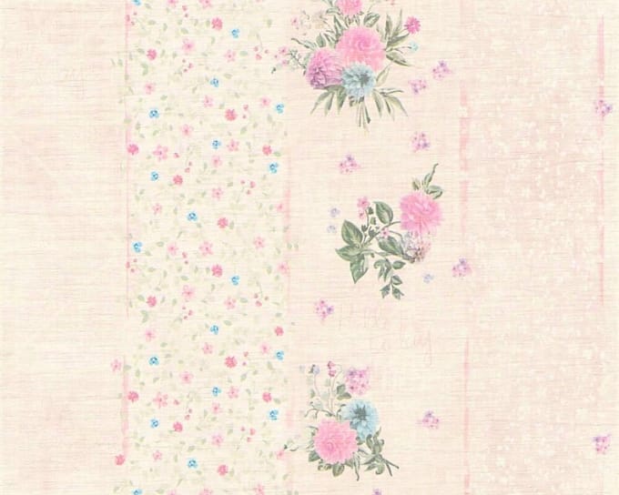ROMANTISCHE BLOEMEN BEHANG - Meerkleurig Roze - AS Creation DJOOZ 2