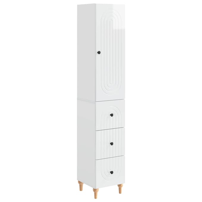 vidaXL - Kast - Set - 2 - st - Bewerkt - hout