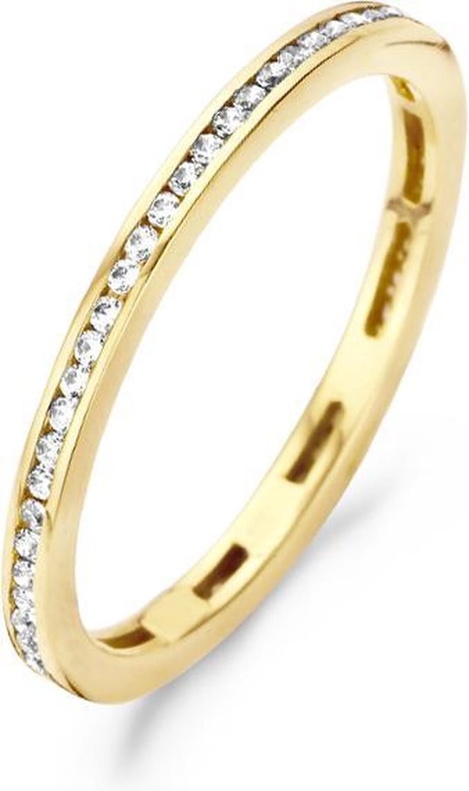 Blush Ring 1138YZI -  Geel Goud (14Krt.) met Zirconia