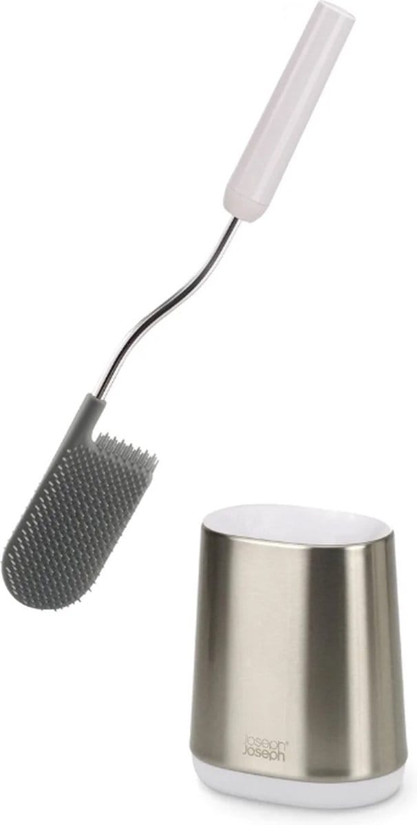Joseph Joseph Flex Steel Toiletborstel met Houder