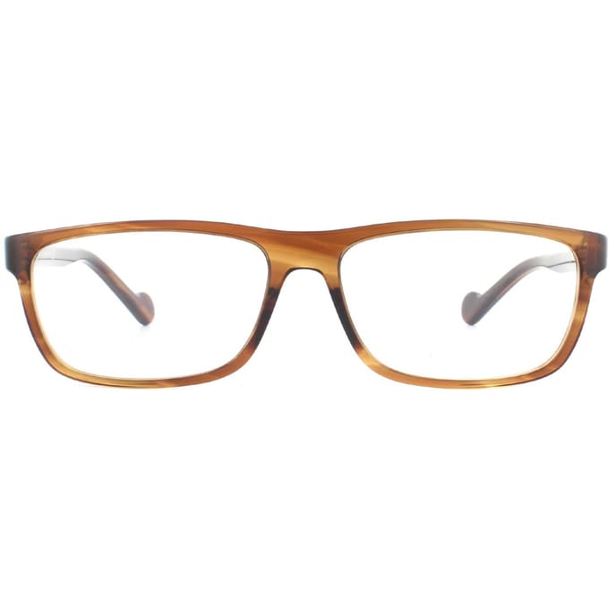 Moncler brilmonturen ML5063 050 rayï¿½ marron cristal hommes